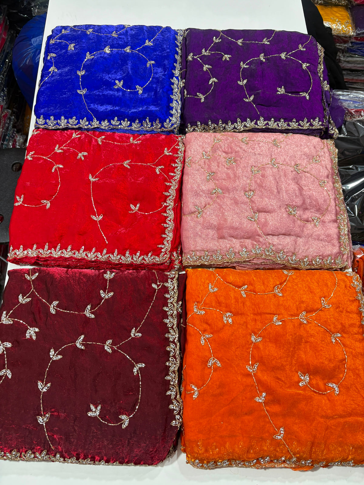 Hand work Jal design saree ✨