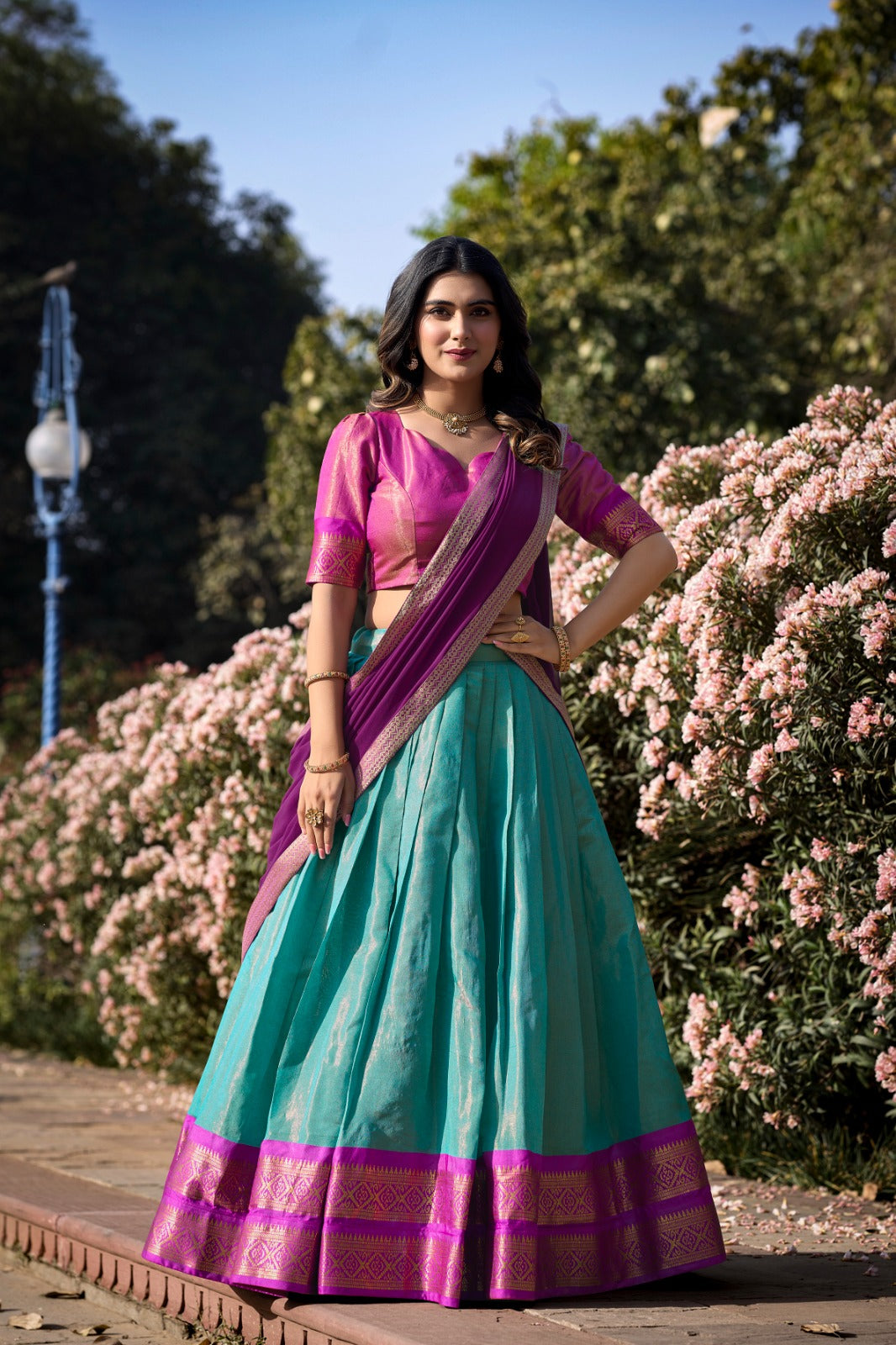 Kanchipuram silk Lehenga