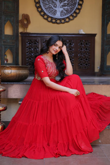 Ready made designer gown