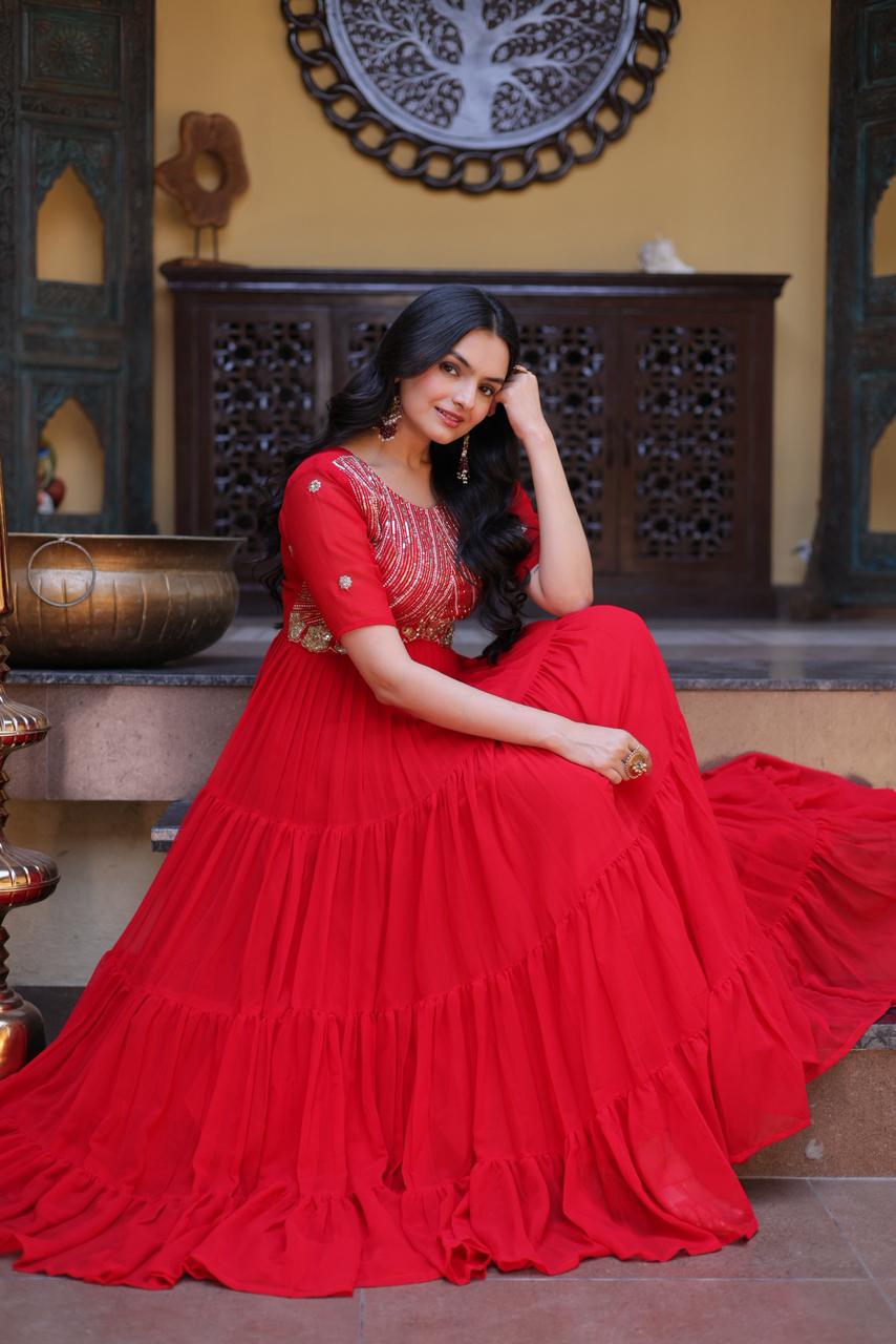 Ready made designer gown