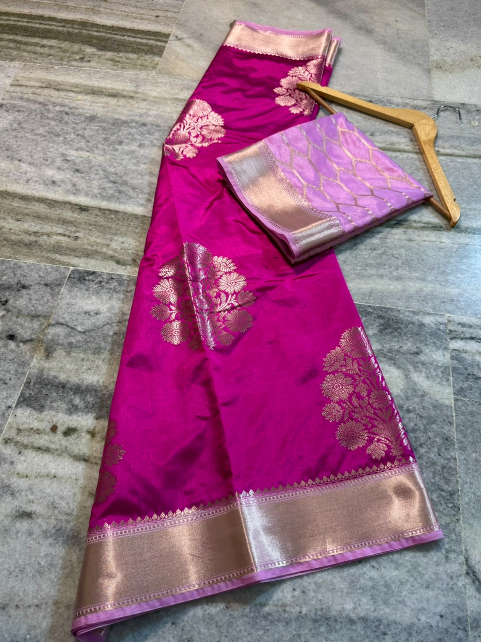 Banarasi ketan silk fabric saree