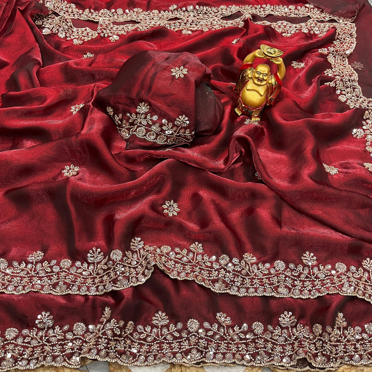Grand party wear saree