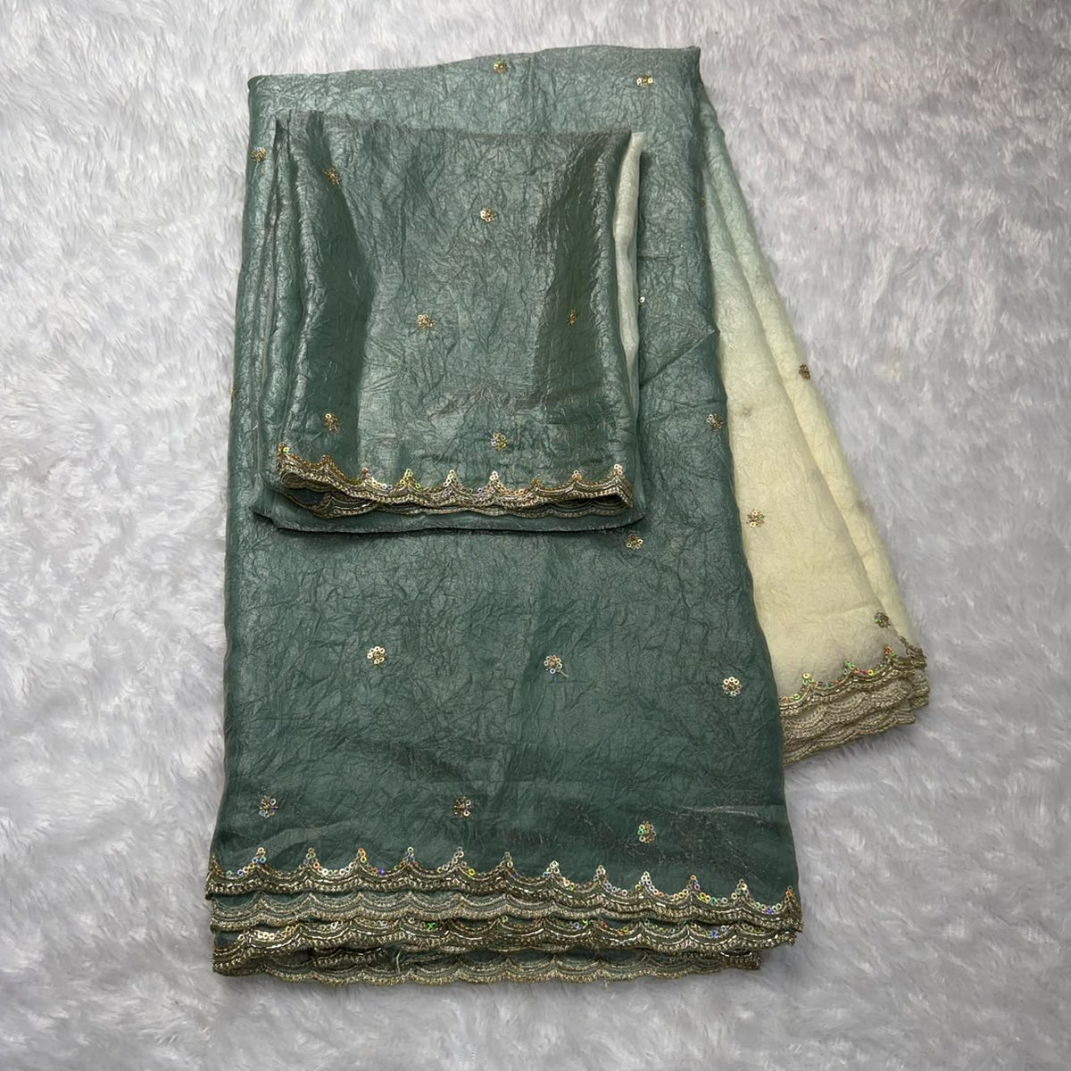 Space silk party wear saree✨