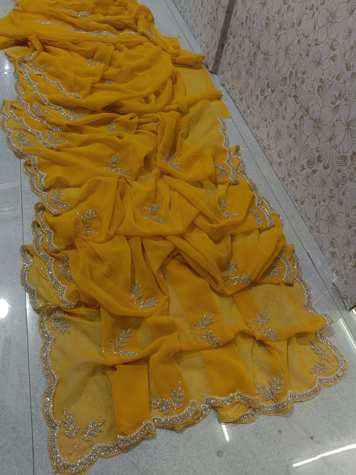 Lilly royal georgette saree ✨