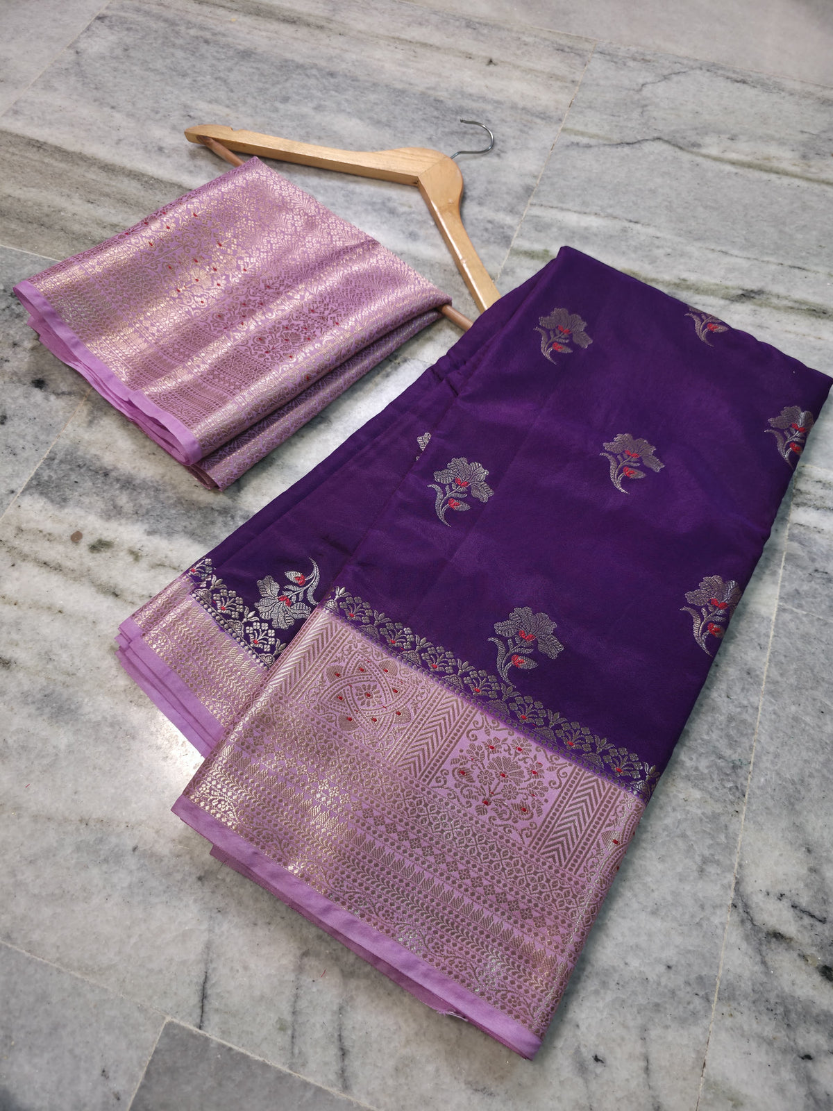 Benaresi katan pattu silk saree ✨