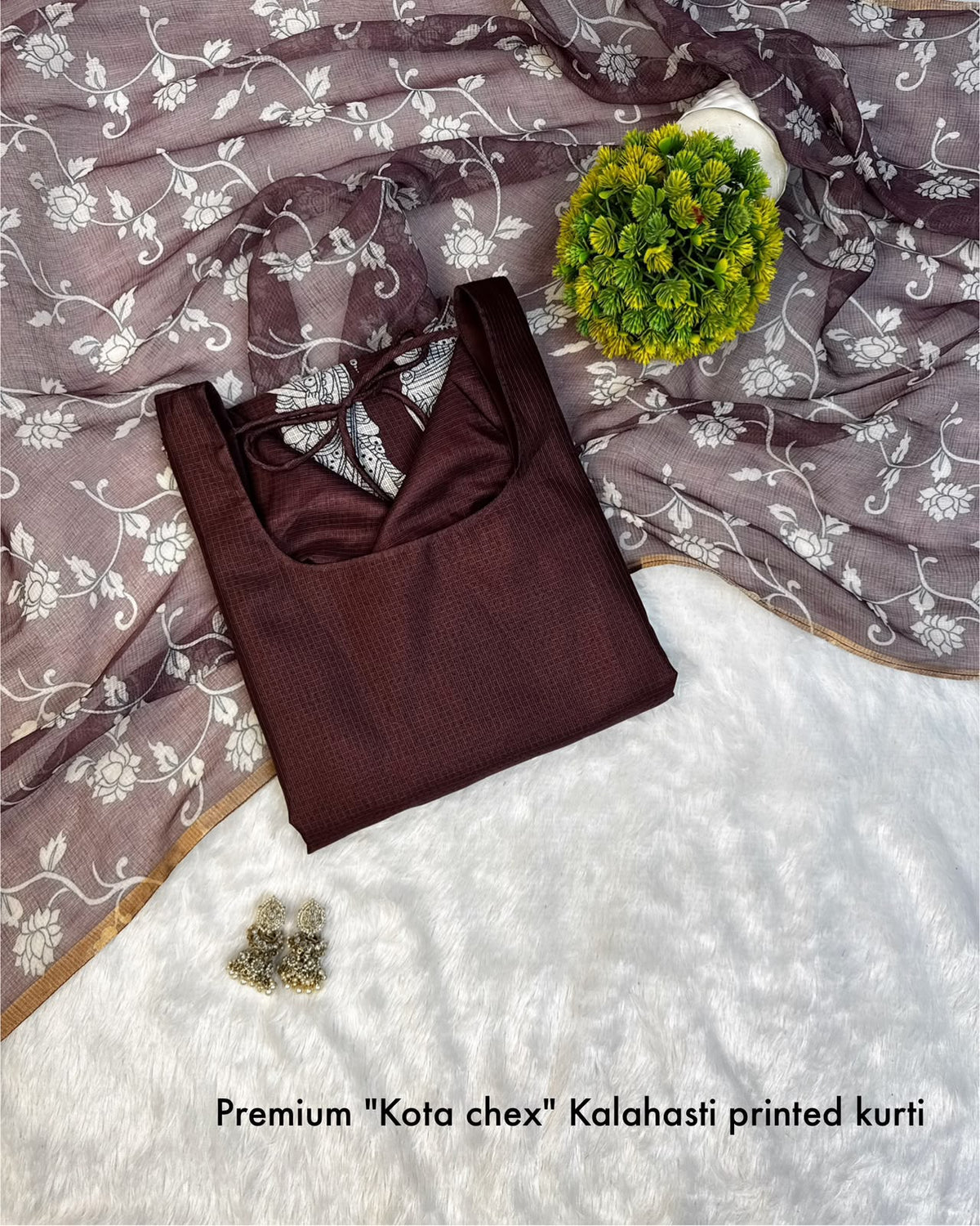 Kota cotton kurti set