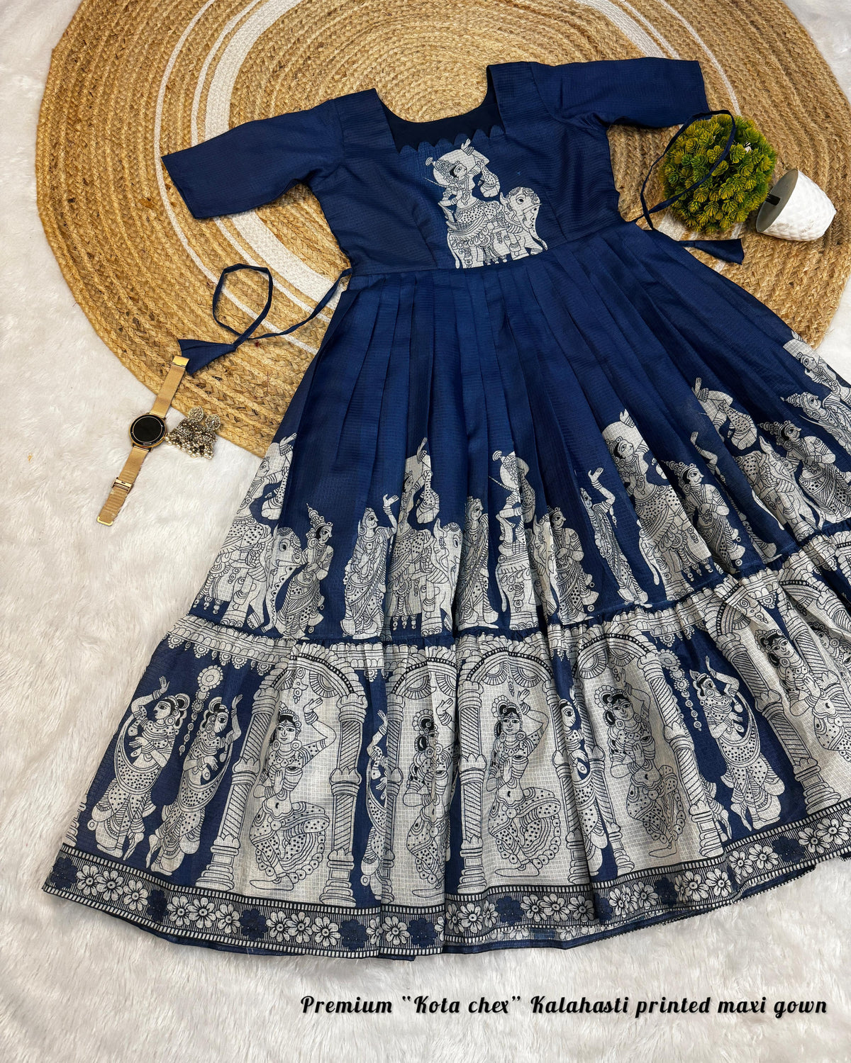 Kalamkari print  kota frocks