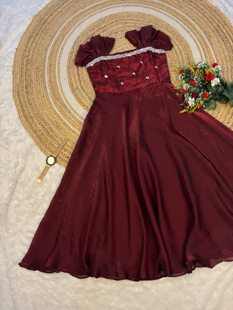 Space silk designer gown ✨
