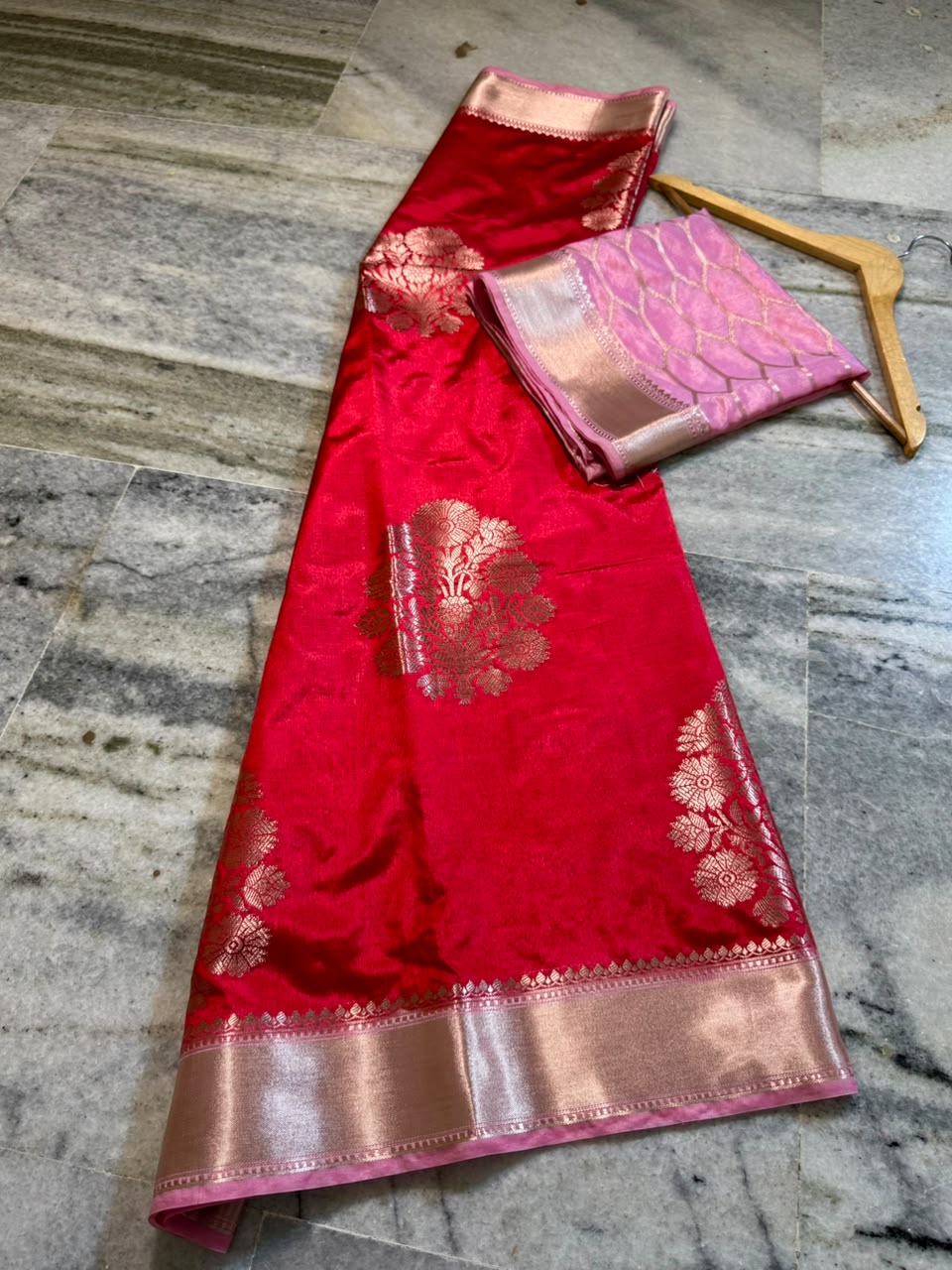 Banarasi ketan silk fabric saree