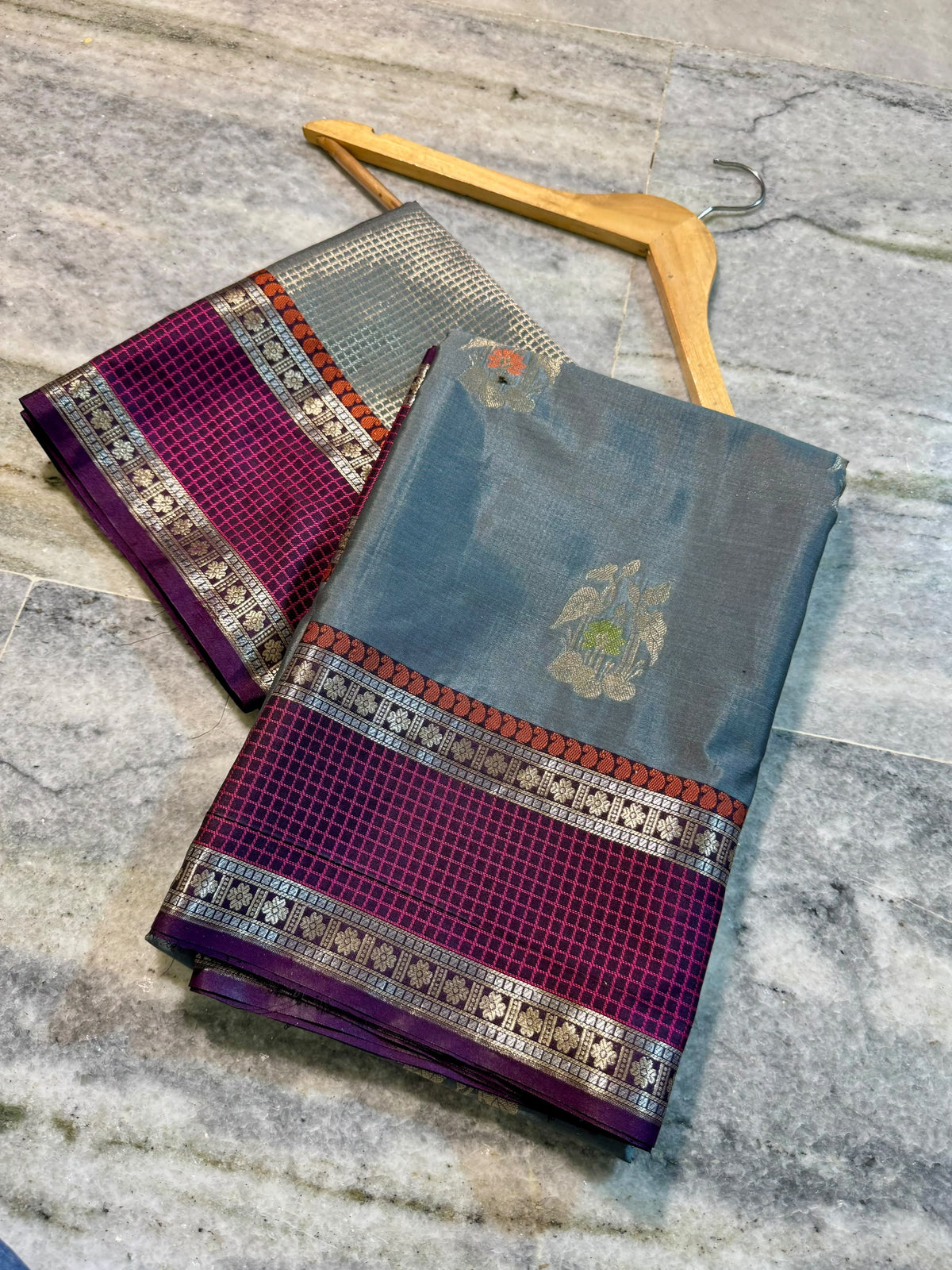 Banarasi soft silk fabric saree