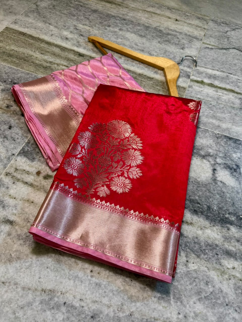 Banarasi ketan silk fabric saree