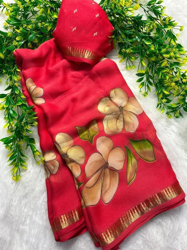Marsh mellow bentex border saree ✨