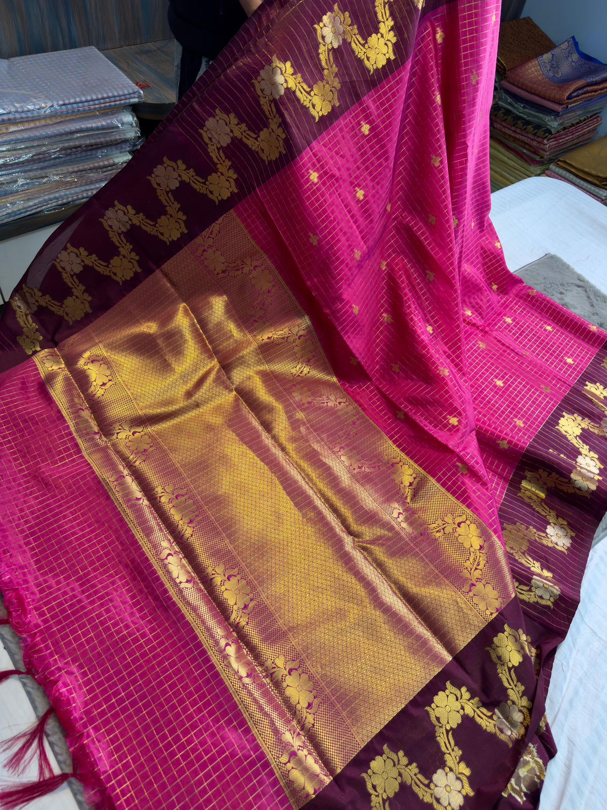 Benaresi soft silk saree