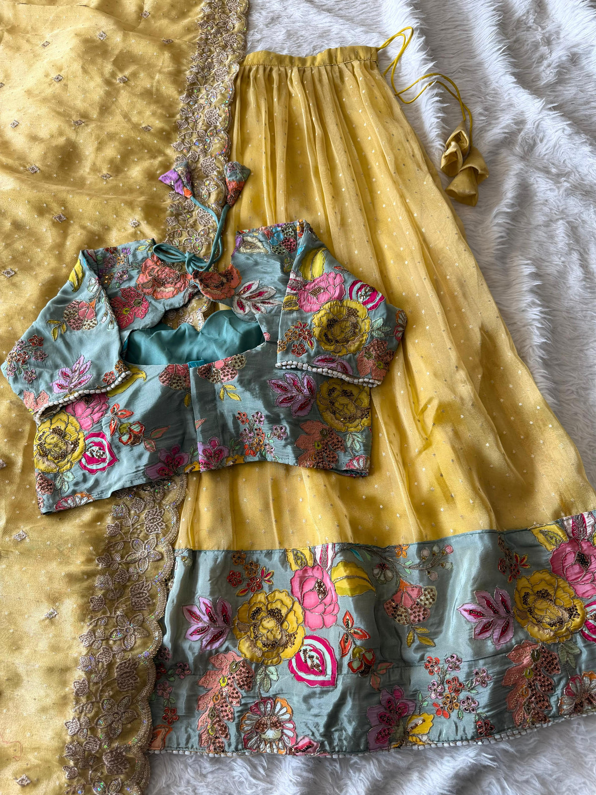 Designer fully stitched lehenga set ✨