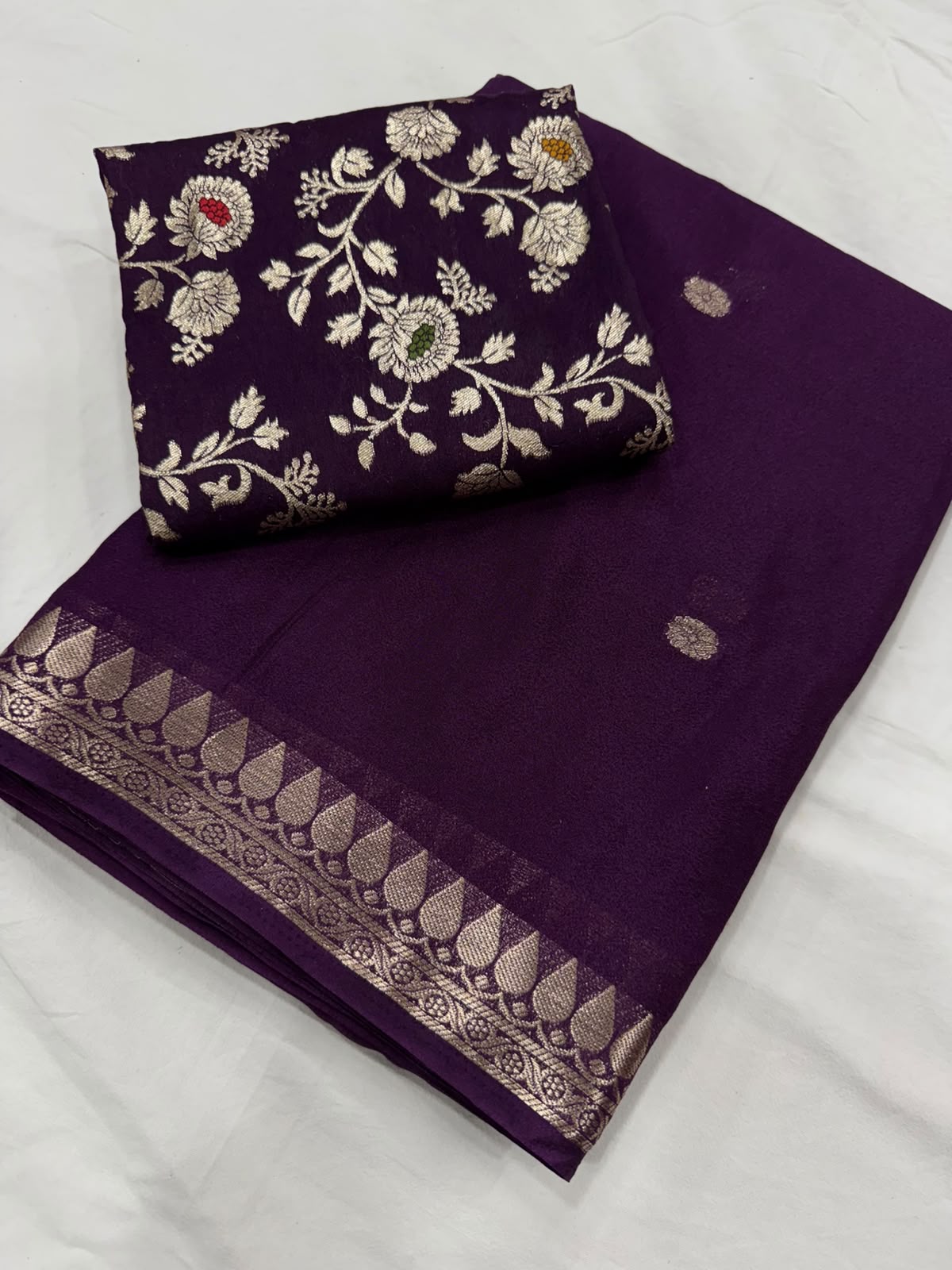 Mysore crape viscose sarees ✨