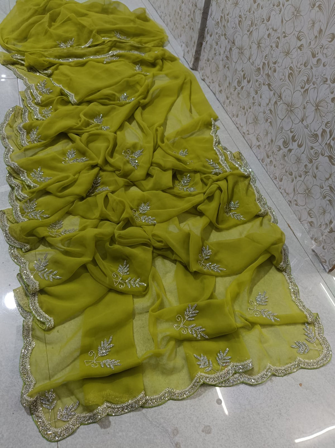 Lilly royal georgette saree ✨