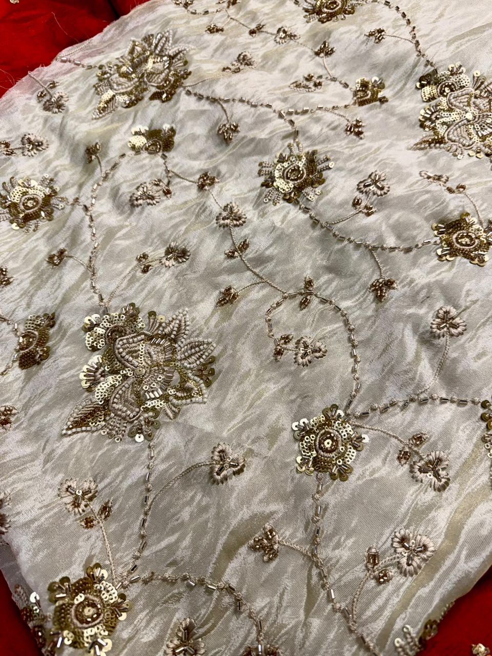 Vichitra silk designer saree ✨