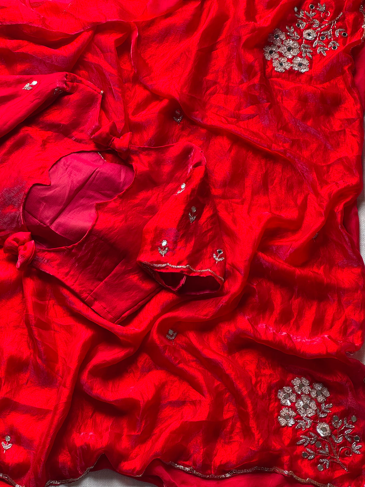 Soft space silk designer saree ✨