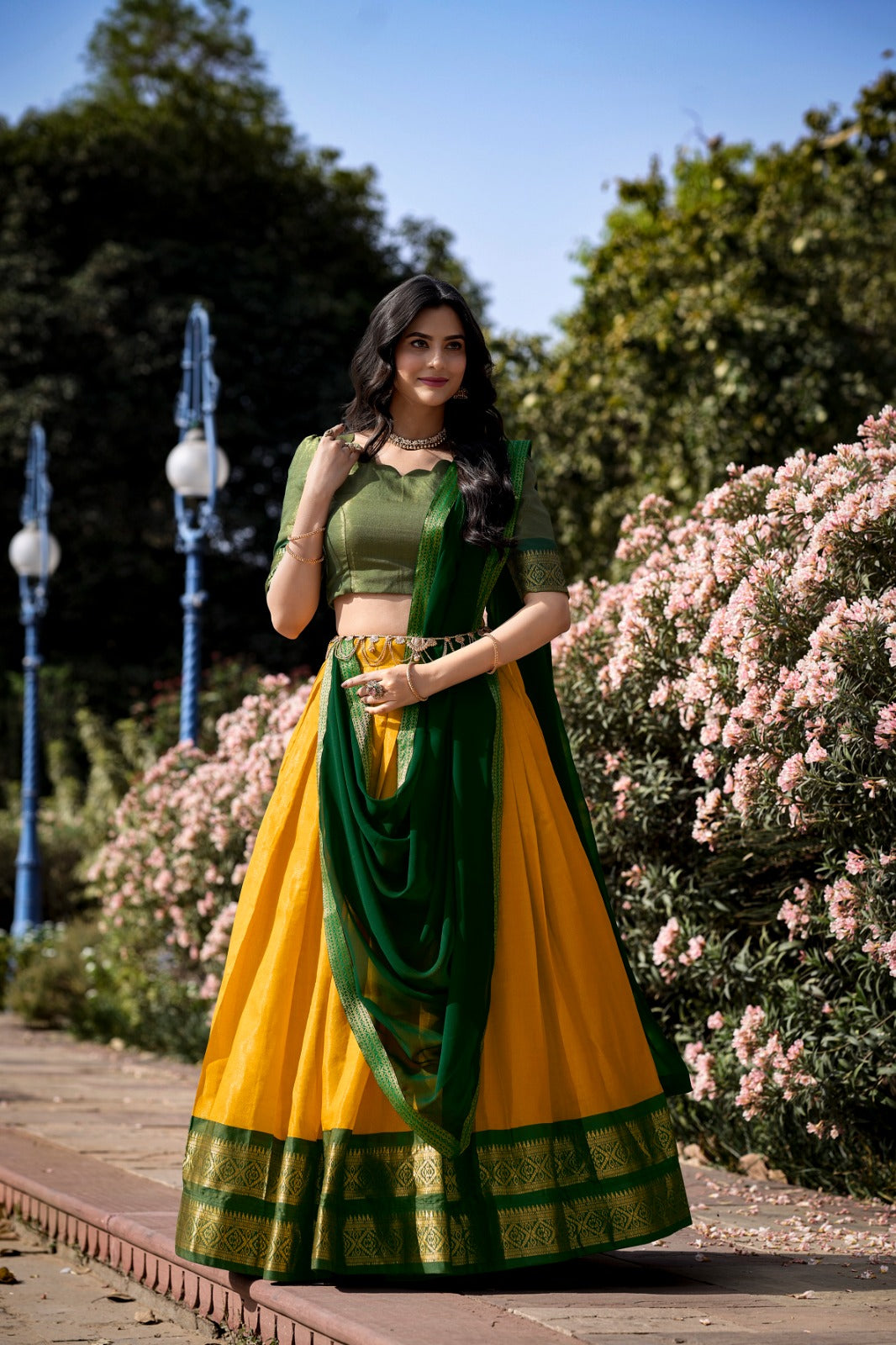 Kanchipuram silk Lehenga