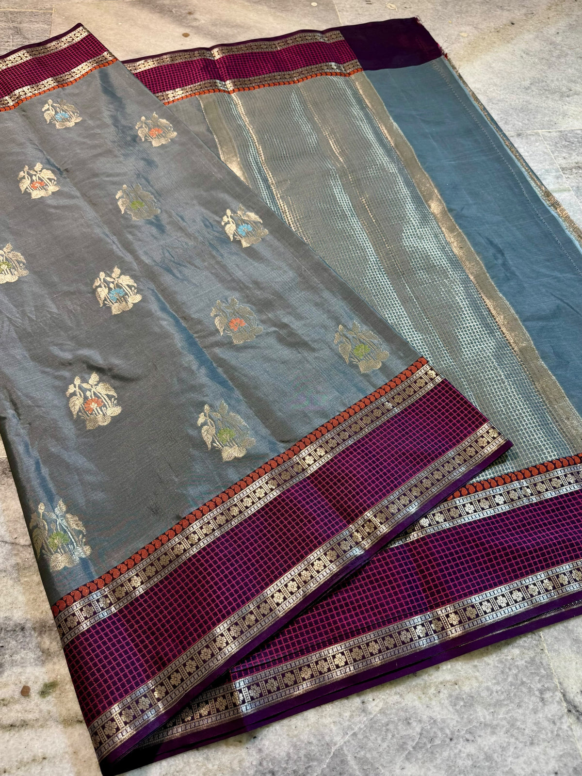 Banarasi soft silk fabric saree
