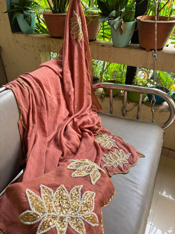 Soft rangoli crush silk saree ✨