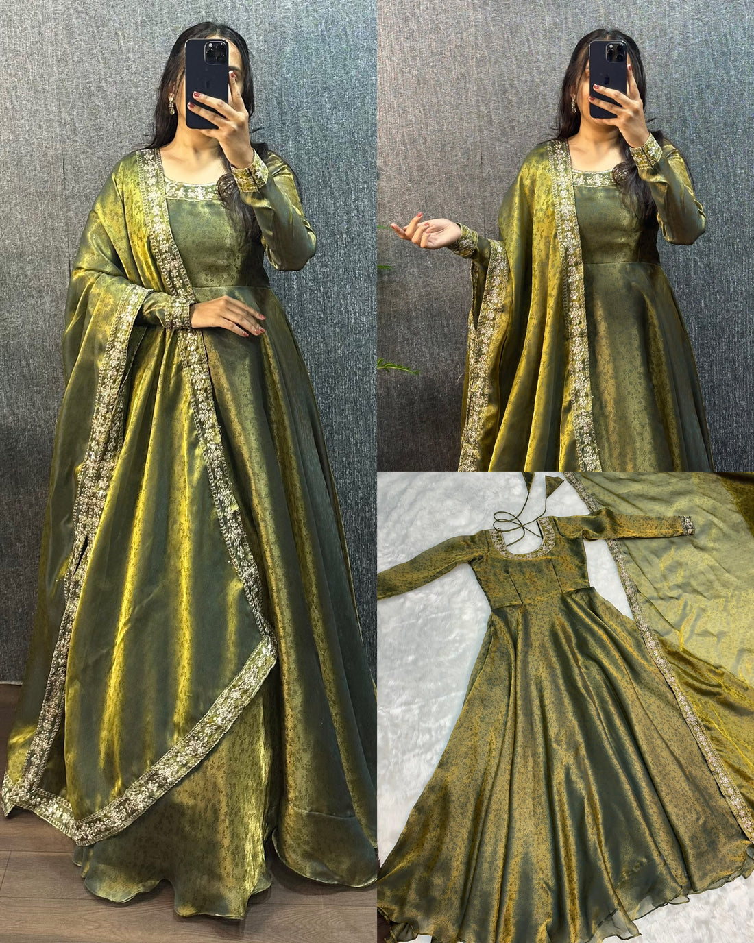 Fully stitched anarkali suit ✨