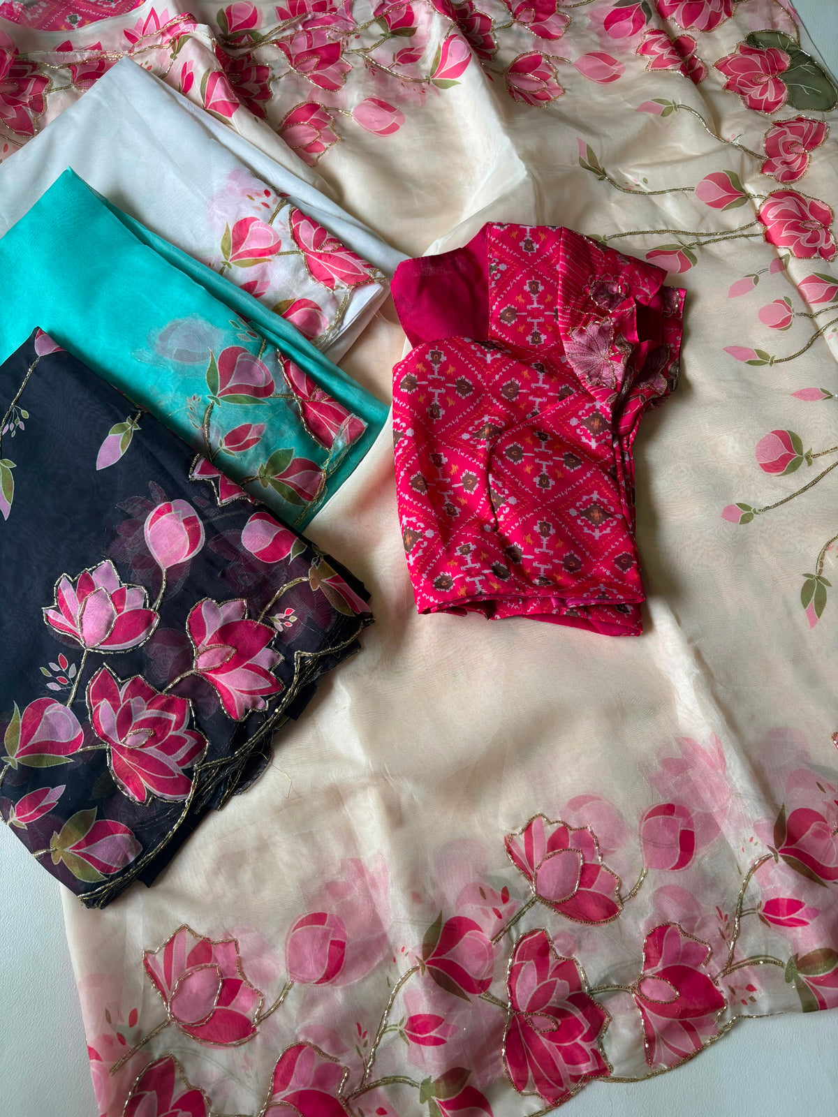 Lotus 🪷 Tebby silk saree ✨
