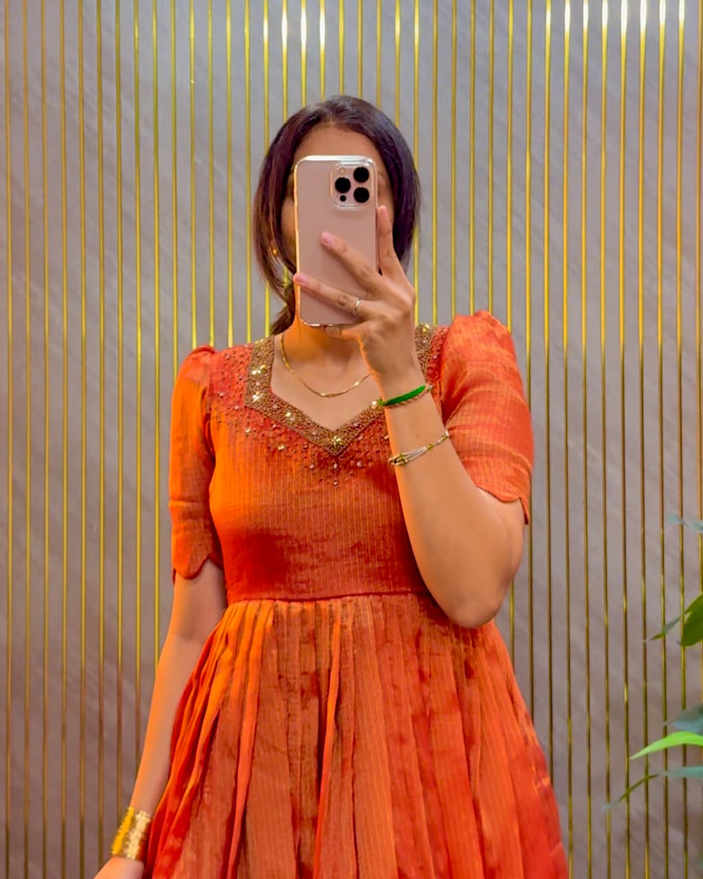 Kota tissue silk gown✨