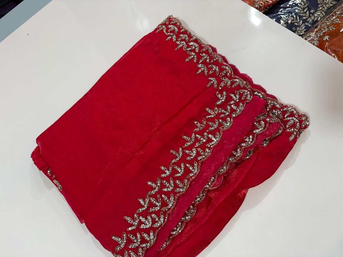 Space silk designer saree ✨