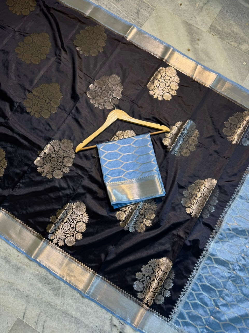 Banarasi ketan silk fabric saree