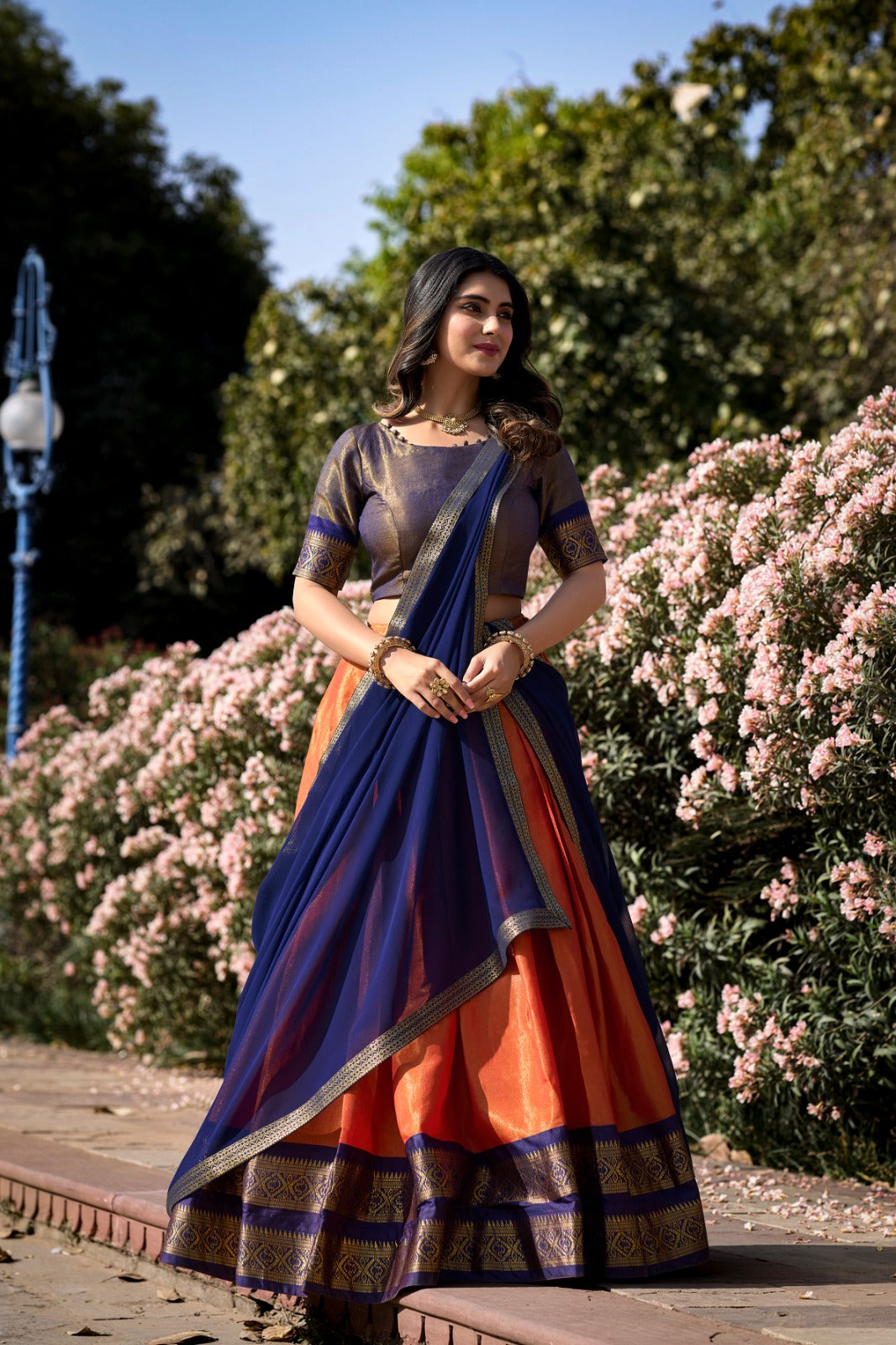 Kanchipuram silk Lehenga