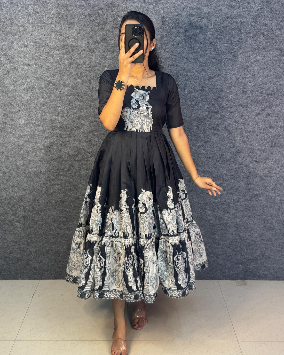 Kalamkari print  kota frocks