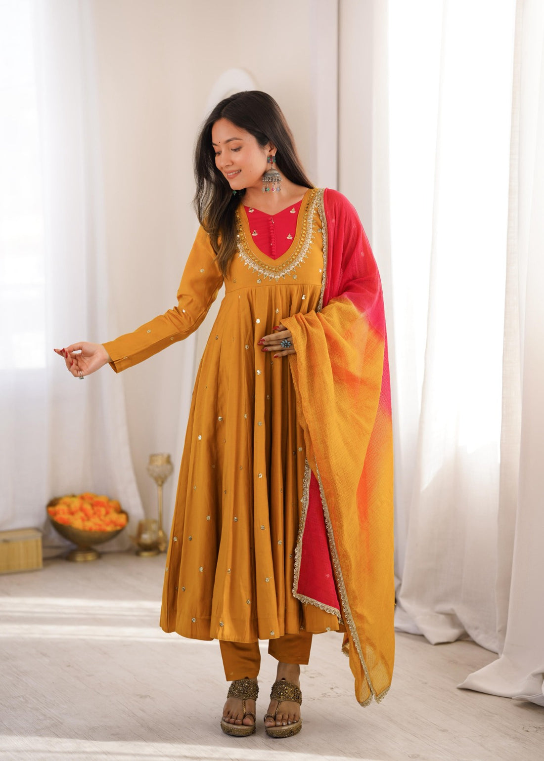 Party wear anarkali suit