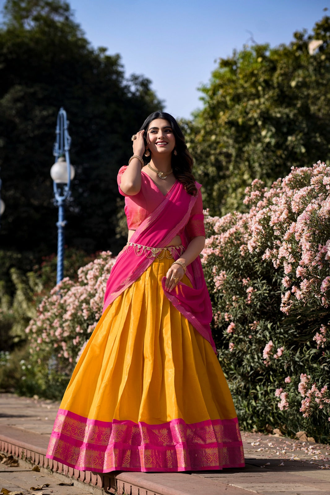 Kanchipuram silk Lehenga