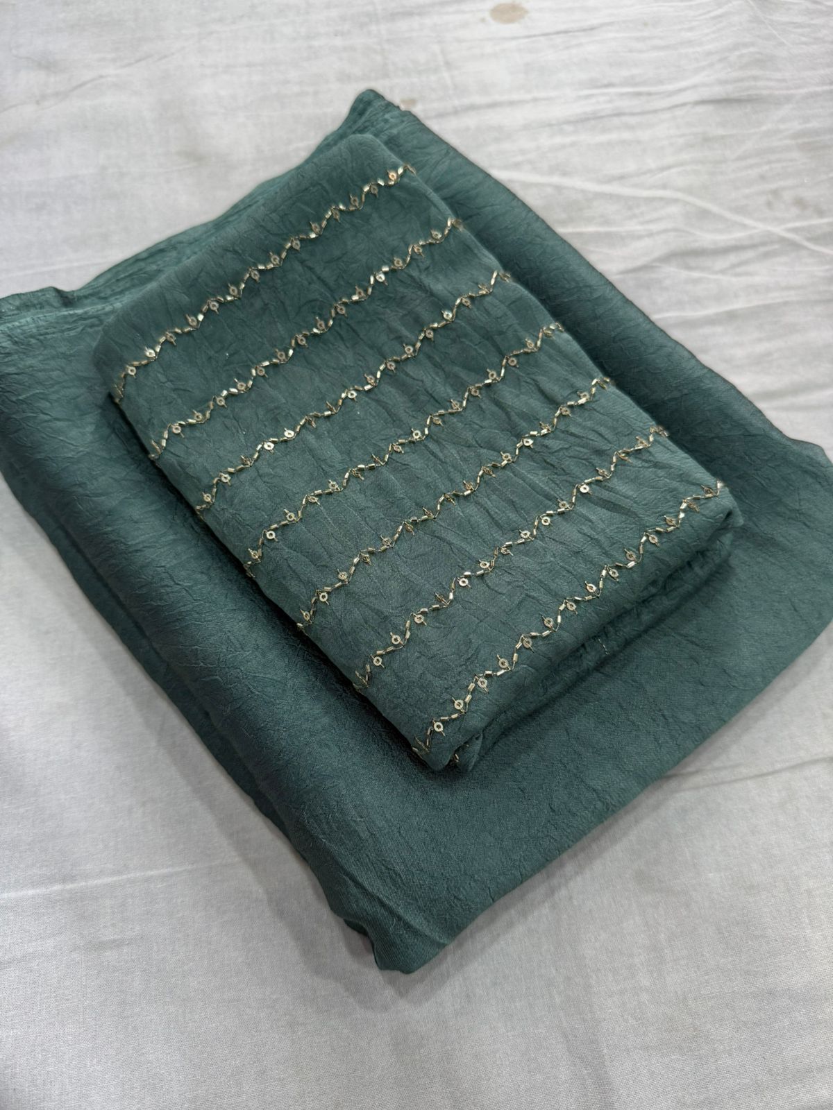 Rangoli crush saree