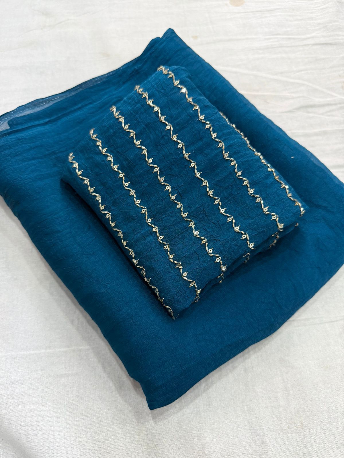 Rangoli crush saree
