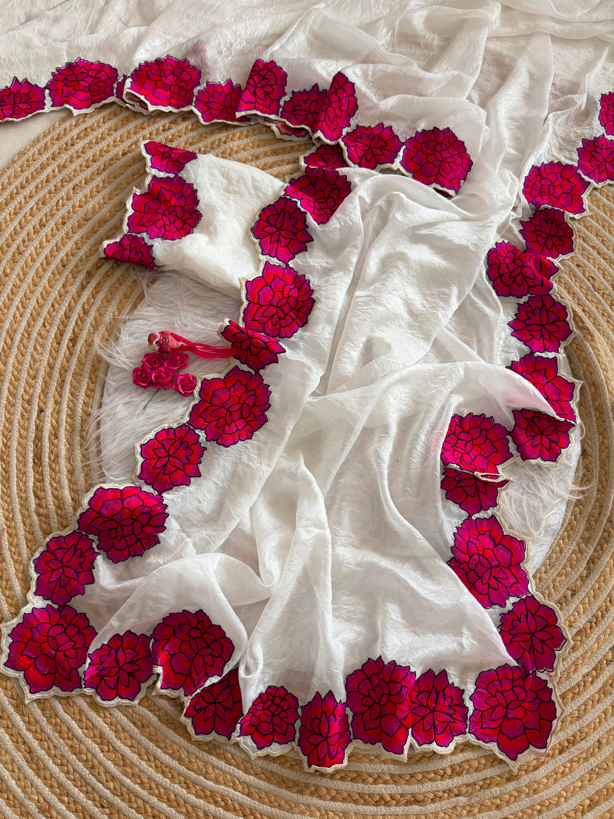 Elegance in Every Petal 🌸

 Saree