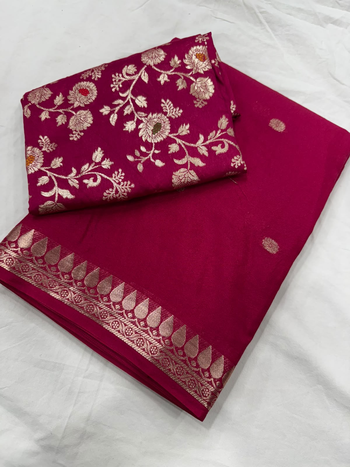 Mysore crape viscose sarees ✨