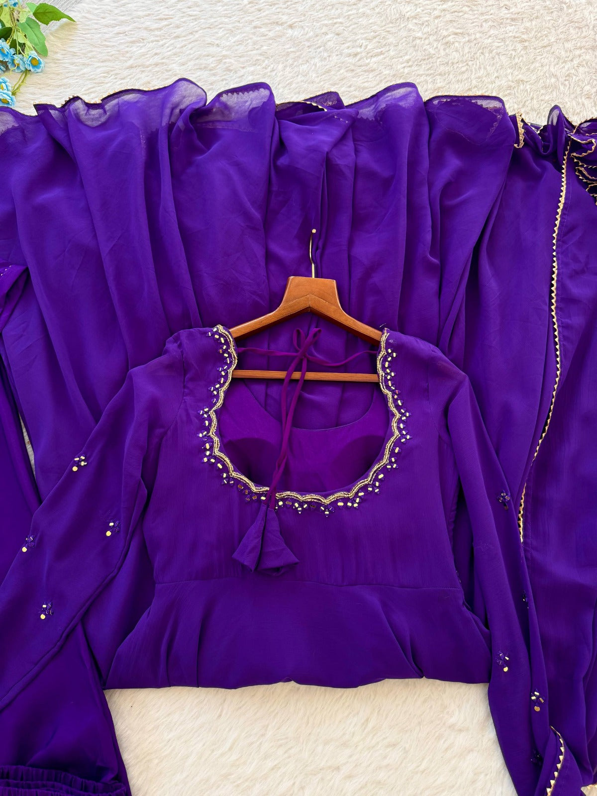 90's kidz favourite celebrity inspired anarkali suit ✨