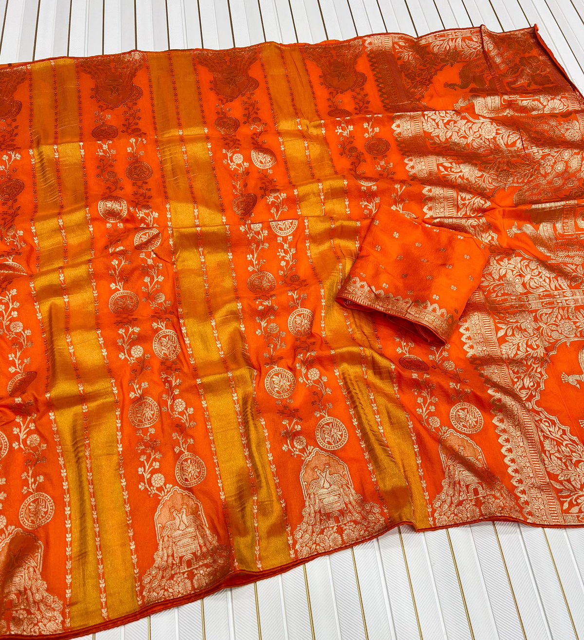 Chiniya Tisu silk saree