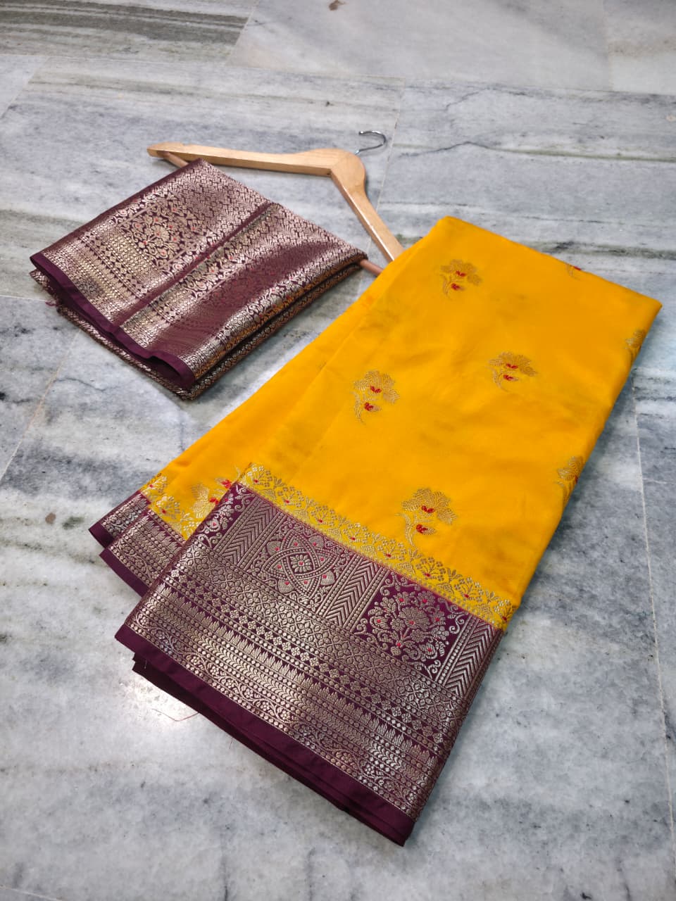 Benaresi katan pattu silk saree ✨