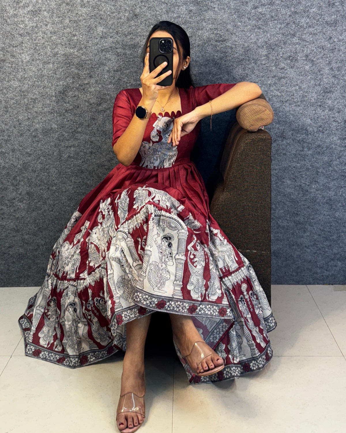 Kalamkari print  kota frocks