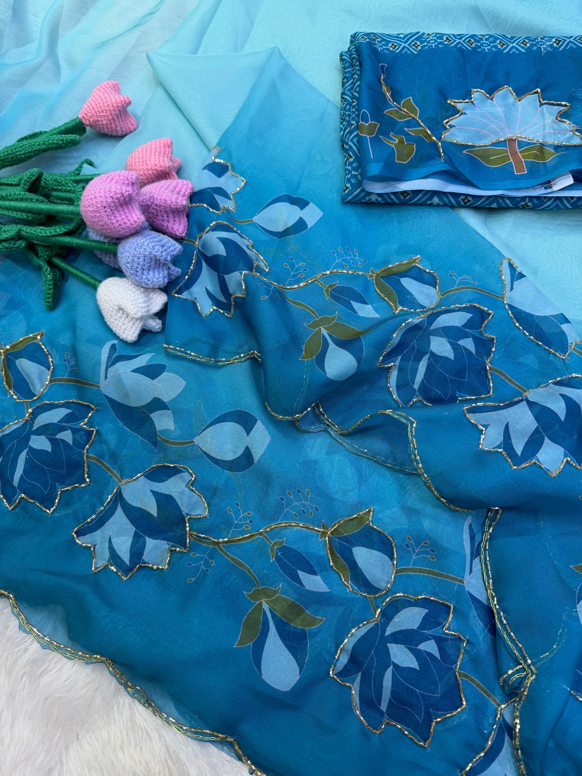 Lotus 🪷 Taby silk designer saree ✨