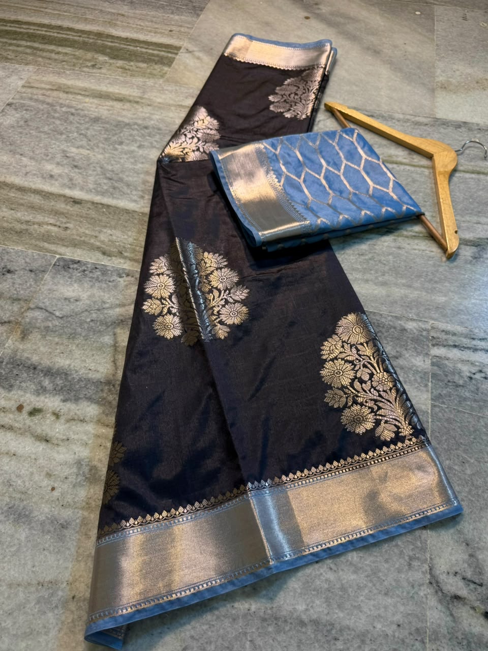 Banarasi ketan silk fabric saree