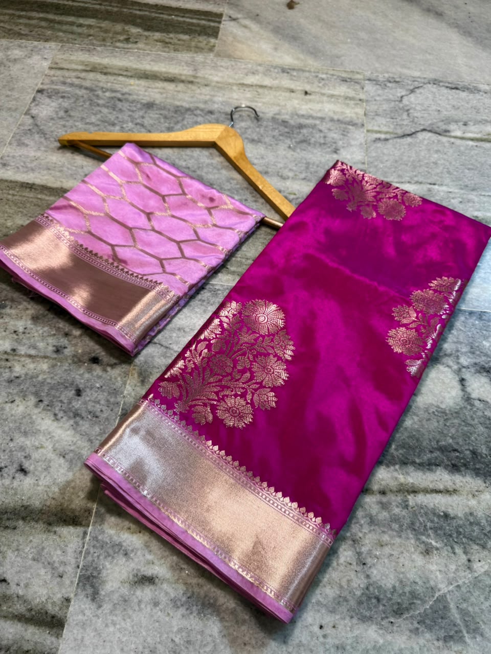 Banarasi ketan silk fabric saree