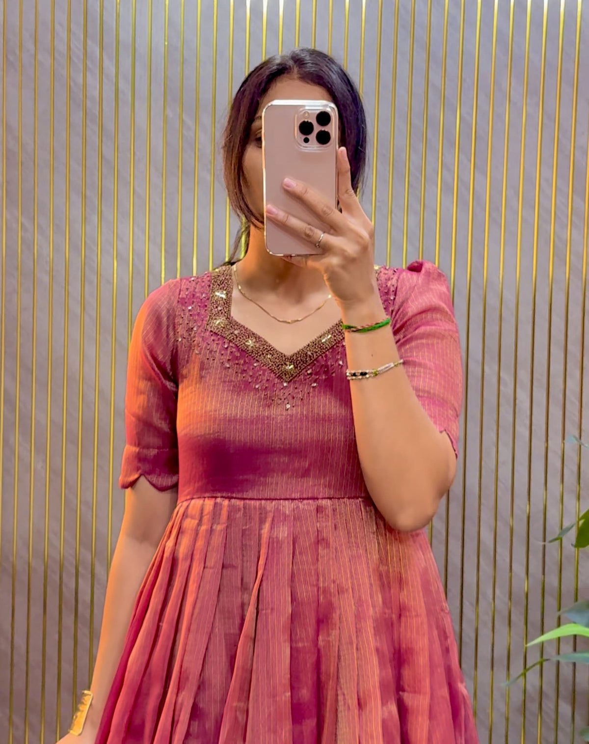 Kota tissue silk gown✨