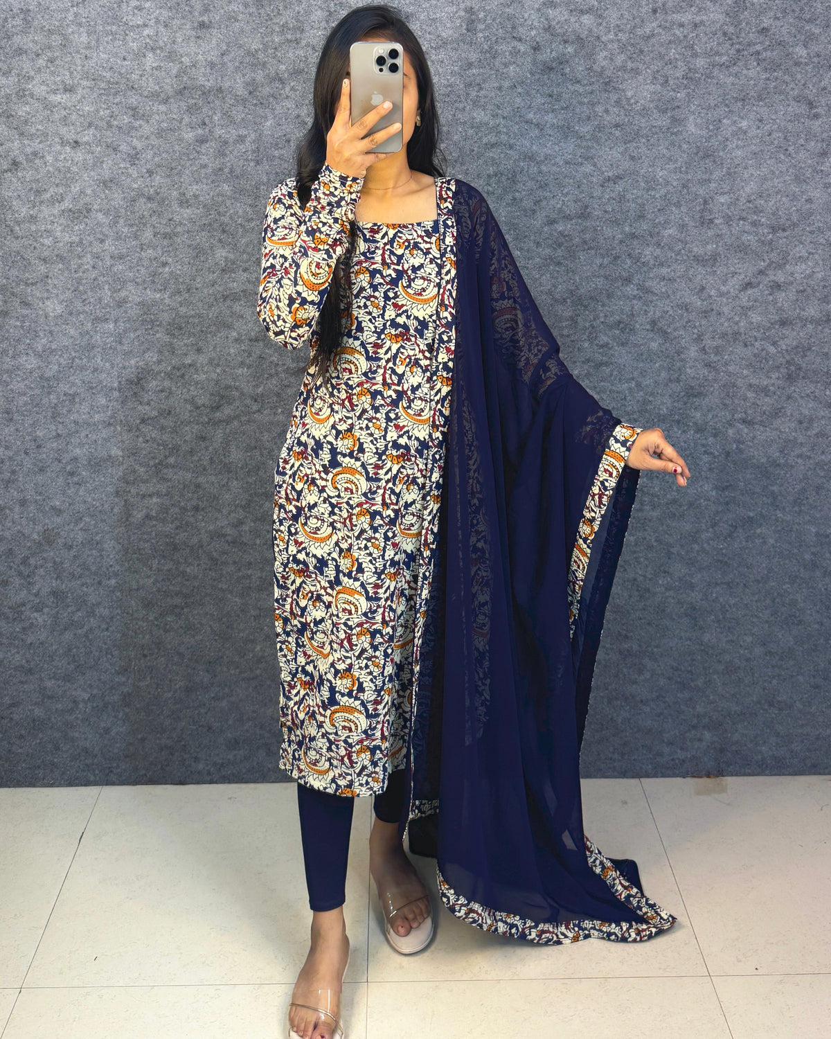 2 piece kalamkari set