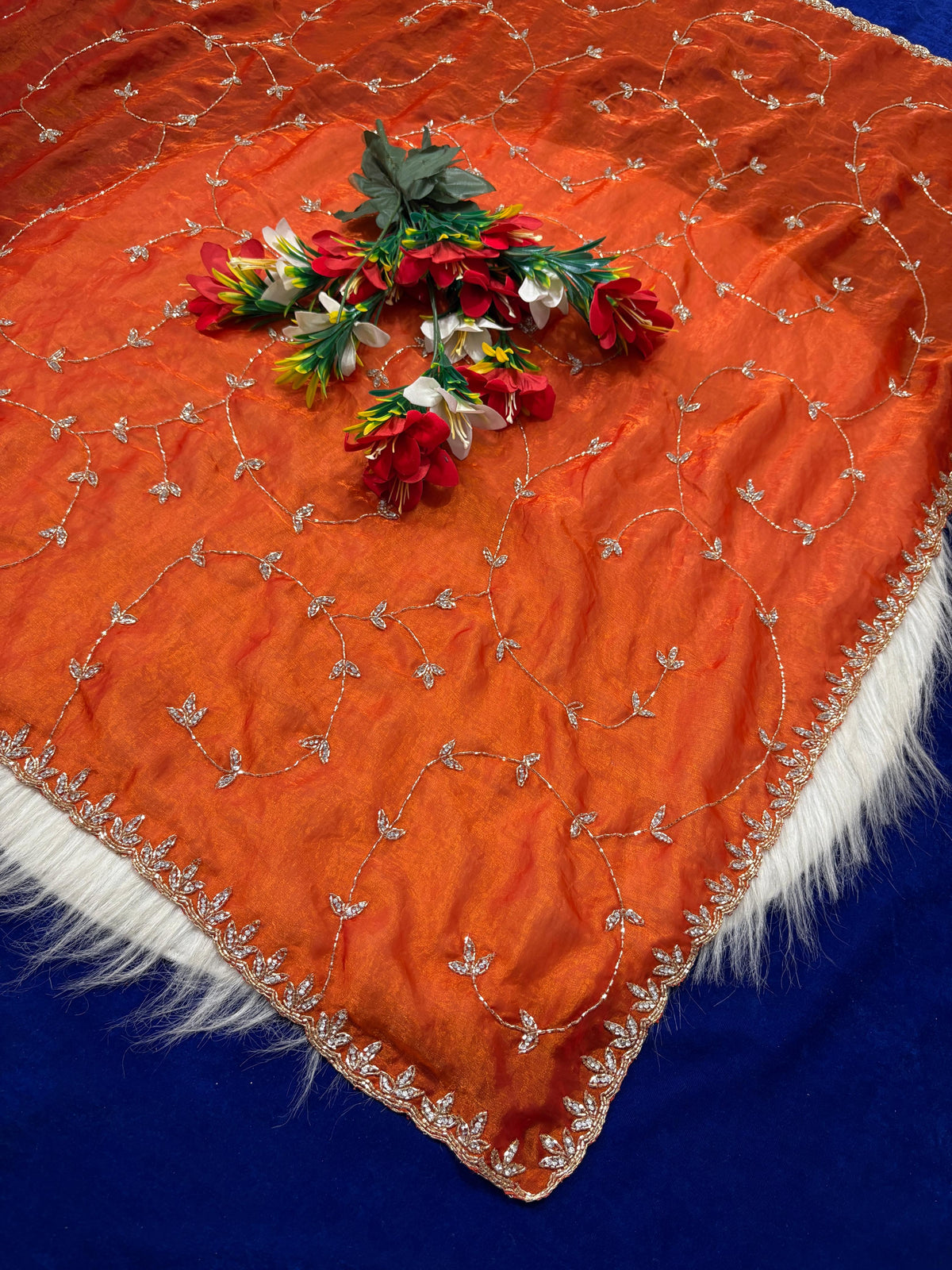 Hand work Jal design saree ✨