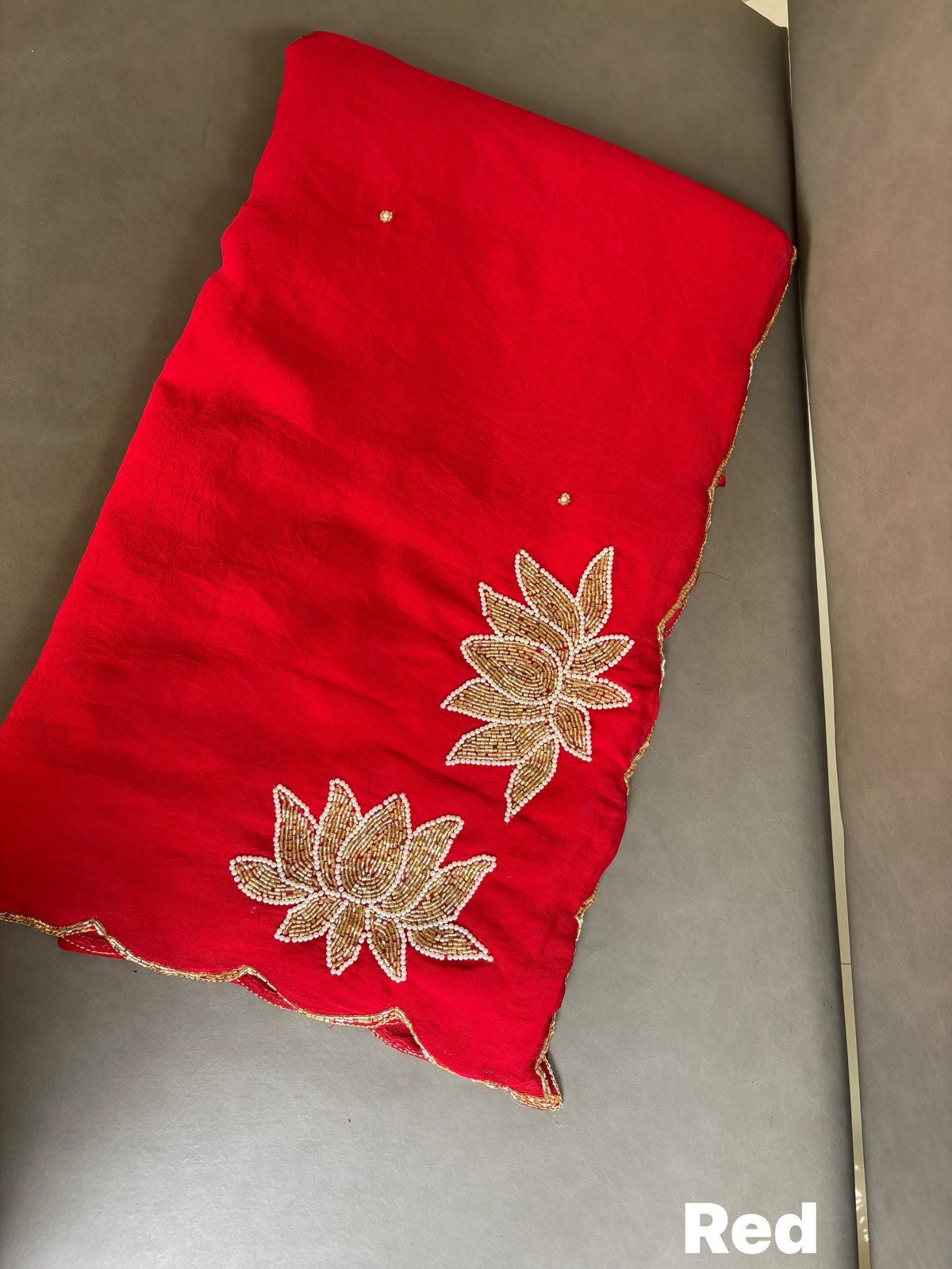 Soft rangoli crush silk saree ✨
