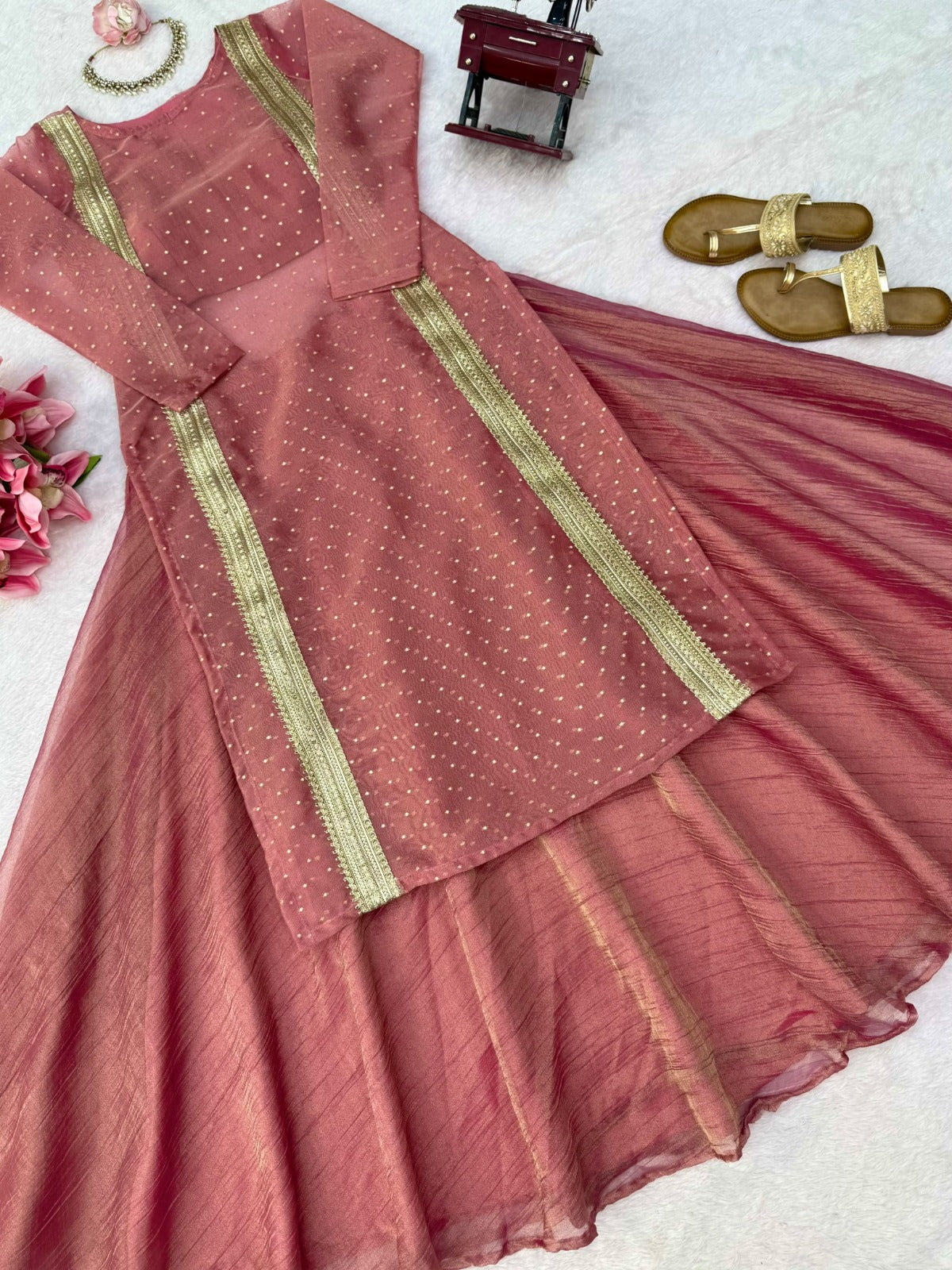 Designer salsa butti Lehenga set ✨